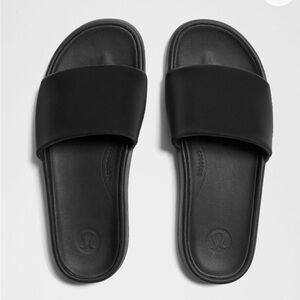 lululemon athletica Black Slide Sandals